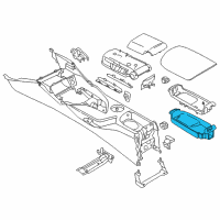 OEM 2013 BMW X1 Telephone Rest, Lower Section Diagram - 51-16-2-991-999