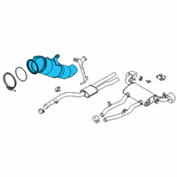 OEM BMW X4 RP CATALYTIC CONV.CLOSE TO T Diagram - 18-32-7-934-433