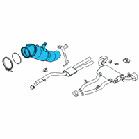 OEM 2022 BMW X3 RP CATALYTIC CONV.CLOSE TO T Diagram - 18-32-7-934-433
