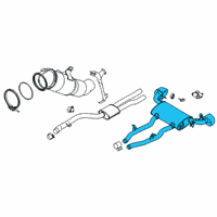OEM 2019 BMW X4 Rear Exhaust Flap Muffler Diagram - 18-30-8-693-953