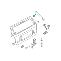 OEM Mercury Mariner Support Cylinder Ball Stud Diagram - -W714316-S900