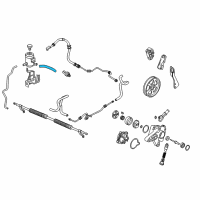 OEM Honda Pilot Tube, Suction Diagram - 53731-SZA-A00