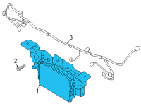 OEM 2019 Kia Niro Unit Assembly-Front RADA Diagram - 99110G5100