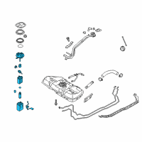 OEM 2013 Kia Forte Fuel Pump Complete Diagram - 311101M500