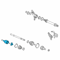 OEM Honda Odyssey Joint, Inboard Diagram - 44310-TZ5-A41