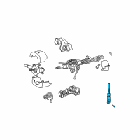 OEM 2005 Dodge Caravan Steering Shaft Diagram - 4680599AA