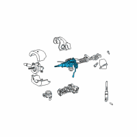 OEM 2001 Dodge Caravan Lever-Gearshift Diagram - 5057060AD