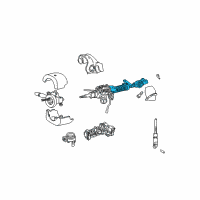 OEM 2002 Chrysler Town & Country Column-Steering Diagram - 4680434AG