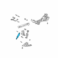 OEM Buick Terraza Rear Leveling Shock Absorber Assembly Diagram - 15219512