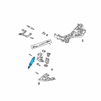 OEM 2006 Saturn Relay Rear Leveling Shock Absorber Assembly Diagram - 15219512