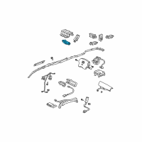 OEM 2008 Honda Odyssey Sensor Assy., Satellite Safing Diagram - 77975-SHJ-A21