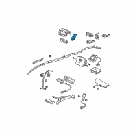 OEM 2009 Honda Odyssey Sensor Assy., Side Impact Diagram - 77970-SHJ-D11