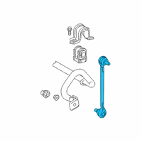 OEM 2022 Lexus ES250 Link Assembly, FR STABIL Diagram - 48820-06100