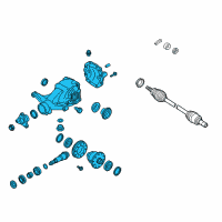 OEM 2015 Hyundai Genesis Coupe Carrier Assembly-Differential Diagram - 53000-25501