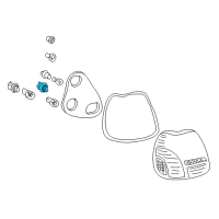 OEM Toyota Echo Socket Diagram - 90075-60015