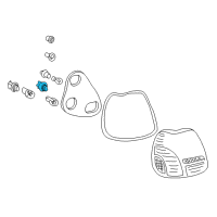 OEM 2001 Toyota Echo Socket Diagram - 90075-60015