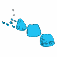 OEM 2001 Toyota Echo Tail Lamp Assembly Diagram - 81550-52090