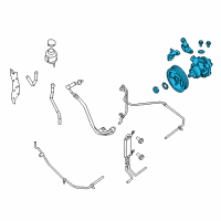 OEM 2015 Nissan NV2500 Pump Assy-Power Steering Diagram - 49110-1PD0B