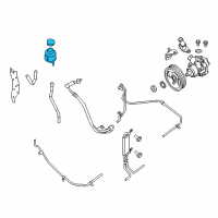 OEM 2020 Infiniti QX80 Tank Assy-Reservoir Diagram - 49192-AA000