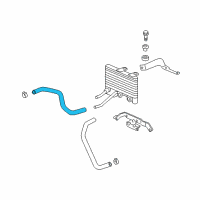 OEM Acura RL Hose (ATF) Diagram - 25214-R8E-003