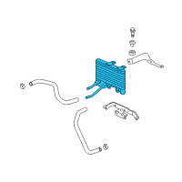 OEM Acura RL Cooler (ATF) Diagram - 25510-RKG-L01