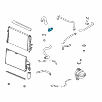 OEM Saturn LW2 Water Pump Diagram - 90499679