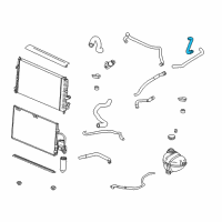 OEM Saturn L300 Hose Asm, Heater Inlet Rear Diagram - 22703745