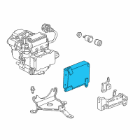 OEM 2002 Acura CL Vsa Unit Diagram - 39780-S3M-A91