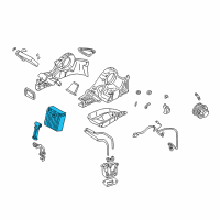 OEM 2002 Kia Sedona EVAPORATOR Assembly Diagram - 1K55261R02