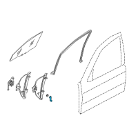 OEM 2006 Nissan Sentra Handle Assy-Door Window Regulator Diagram - 80760-5M004