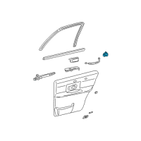 OEM 2008 Lincoln Town Car Window Switch Diagram - 5W1Z-14529-AA