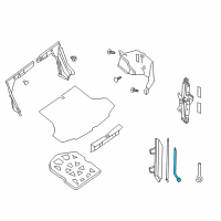 OEM 2021 Nissan Rogue Wrench-Wheel Nut Diagram - 99545-PA20A