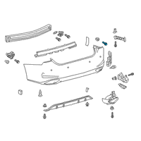 OEM Toyota Prius AWD-e Tail Lamp Bolt Diagram - 90159-60621