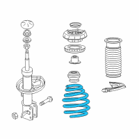 OEM 2016 Buick Verano Coil Spring Diagram - 23439148