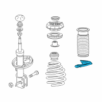 OEM Chevrolet Cruze Spring Insulator Diagram - 22837396