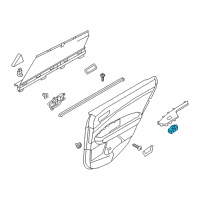 OEM 2020 Kia Optima Unit Assembly-Power Window Diagram - 93581D4000