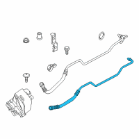 OEM 2006 BMW 330xi Oil Cooling Pipe Inlet Diagram - 17-22-7-577-635