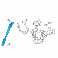 OEM Nissan Joint Assy-Steering Column, Lower Diagram - 48080-3NA0A