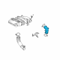 OEM 2001 Toyota RAV4 Hose Diagram - 17881-28040