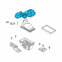 OEM Ford Explorer Air Hose Diagram - BB5Z-9B659-D