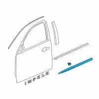 OEM 2018 Chevrolet Impala Molding Diagram - 22795517