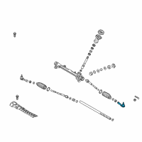 OEM 2020 Kia Rio End Assembly-Tie Rod, LH Diagram - 56820H8000