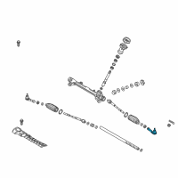 OEM 2019 Hyundai Accent End Assembly-Tie Rod, LH Diagram - 56820-H8000