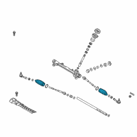 OEM 2020 Hyundai Accent Bellows-Steering Gear Box Diagram - 56528-H8000