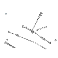 OEM 2018 Hyundai Accent Bolt Diagram - 57725-C8000