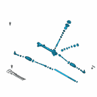 OEM Hyundai Accent Gear Assembly-Steering Diagram - 56500-H8000