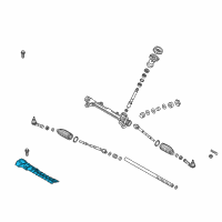 OEM 2022 Kia Rio Heat Protector Assembly Diagram - 57280H5000