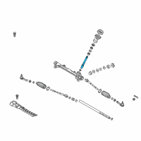 OEM Hyundai Accent Pinion Assembly-Steering Gear Box Diagram - 56511-H8000