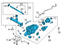 OEM Ford Bronco CARRIER - DIFFERENTIAL Diagram - MB3Z-4141-D