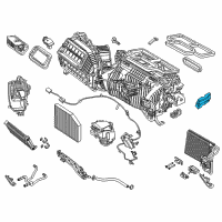 OEM 2017 BMW M760i xDrive Control Unit Air Conditioning Sys. Diagram - 64-11-9-473-542